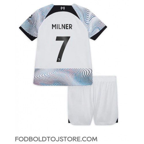 Liverpool James Milner #7 Udebanesæt Børn 2022-23 Kortærmet (+ Korte bukser)